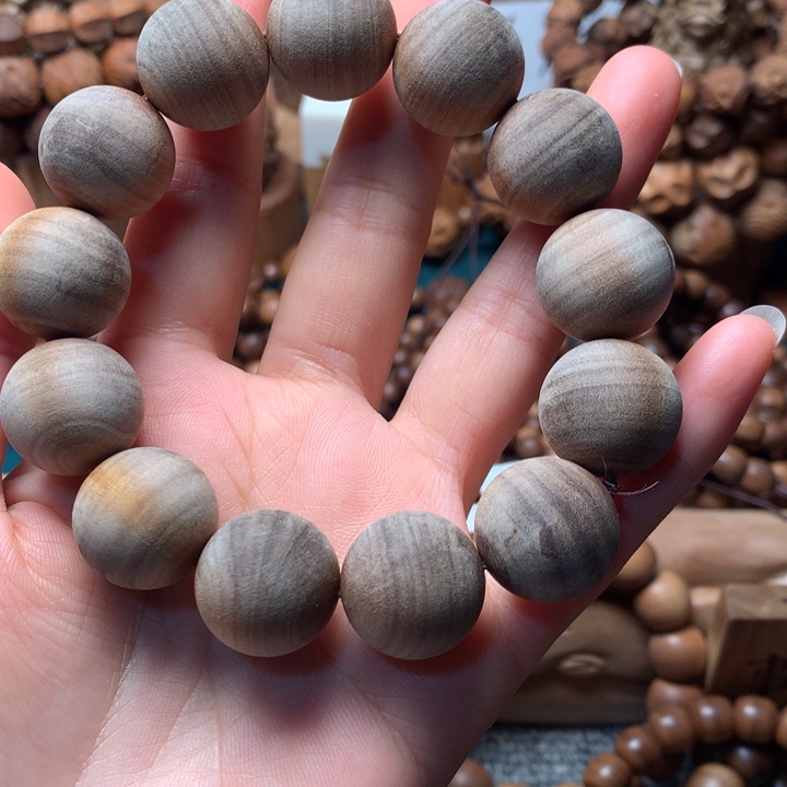 檀香木手串/手链老山檀香1.8素串