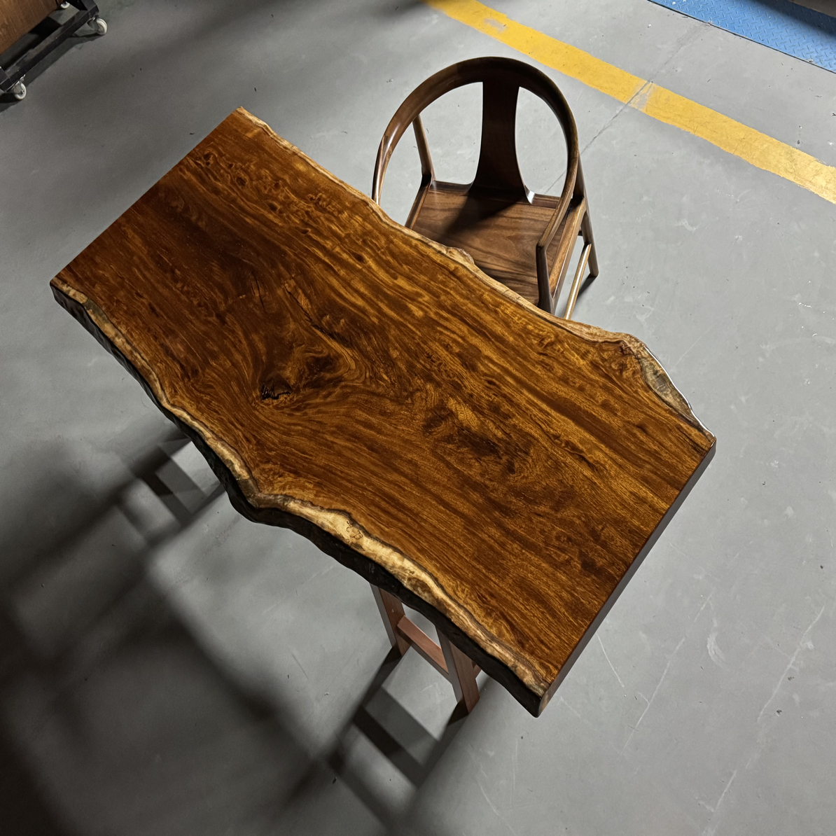 yn59 印尼菠萝格大板桌 200×85×6.5