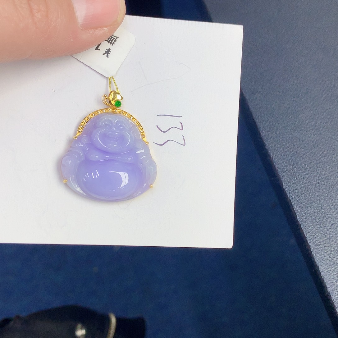 【闪购商品】翡翠颈饰18K金镶嵌00000000