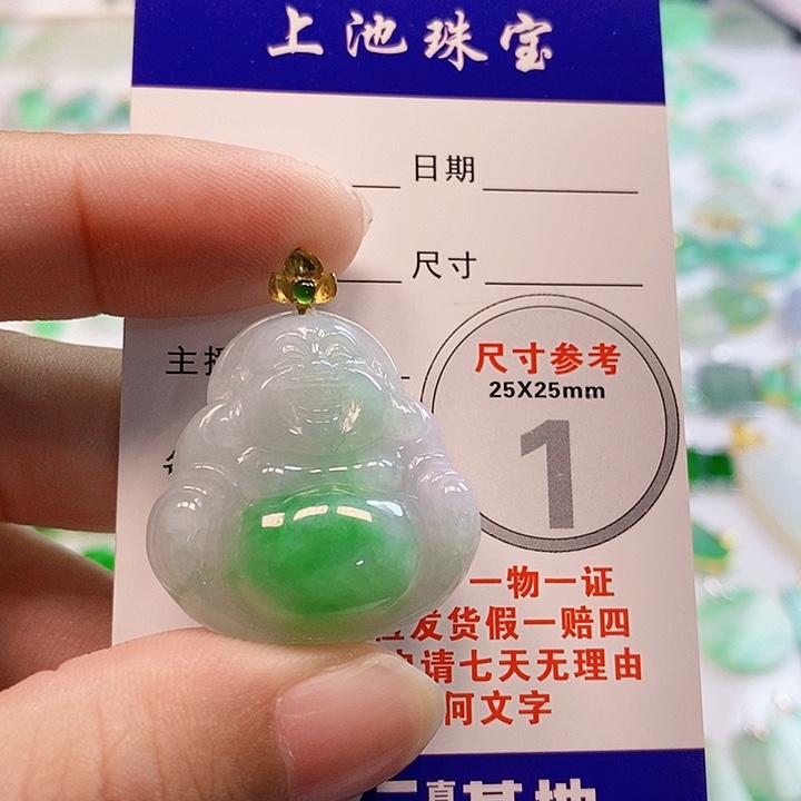 【闪购商品】翡翠颈饰18K金镶嵌?****翡翠