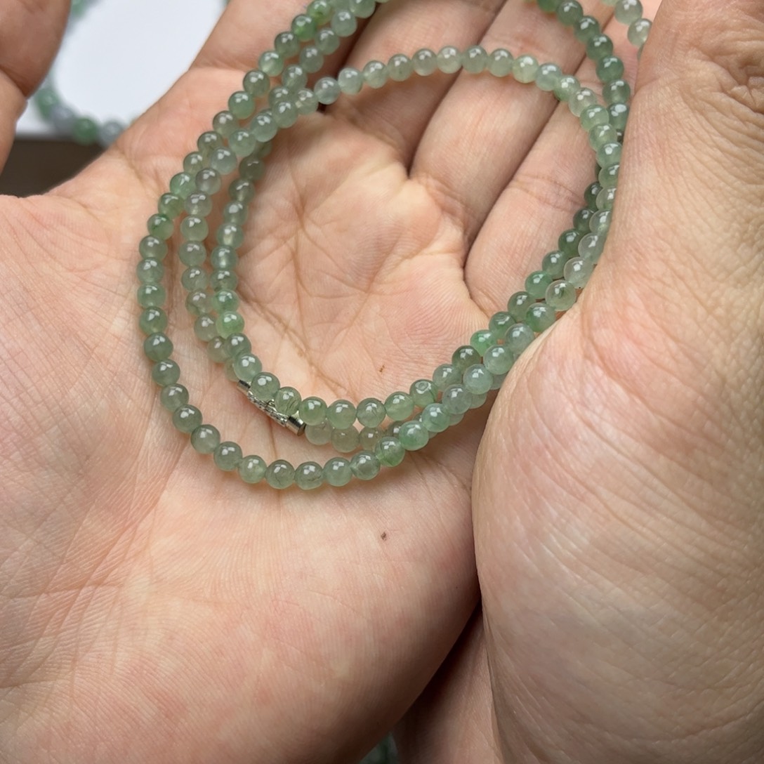 八***毛翡翠未镶嵌颈饰122