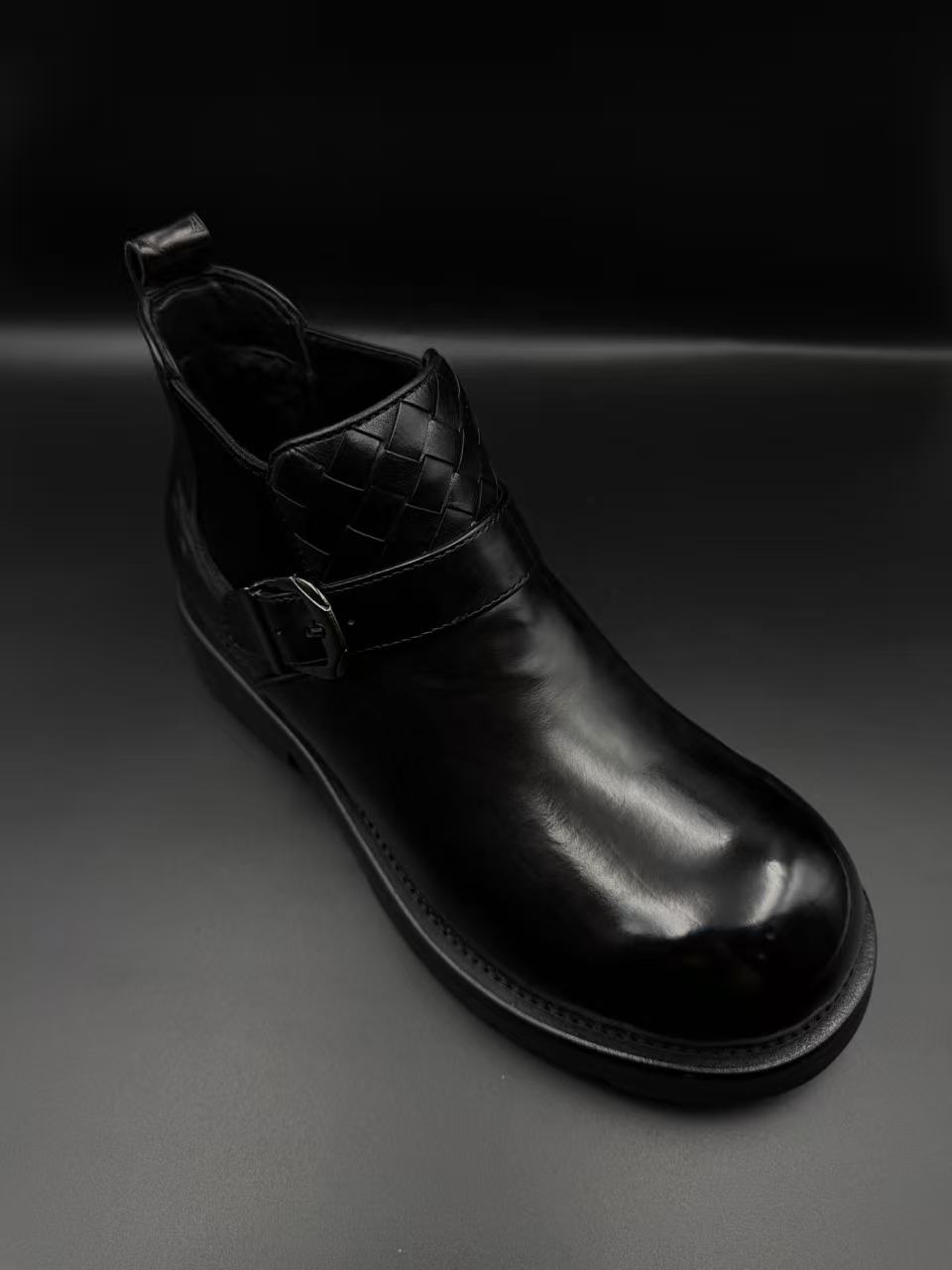 2025冬季男士时尚加绒保暖切尔西靴