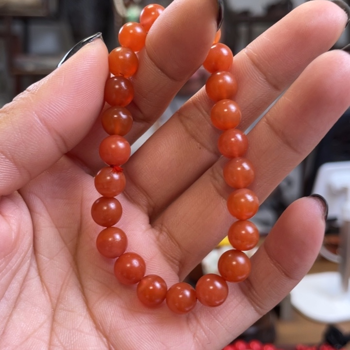 南红玛瑙颈饰未镶嵌手