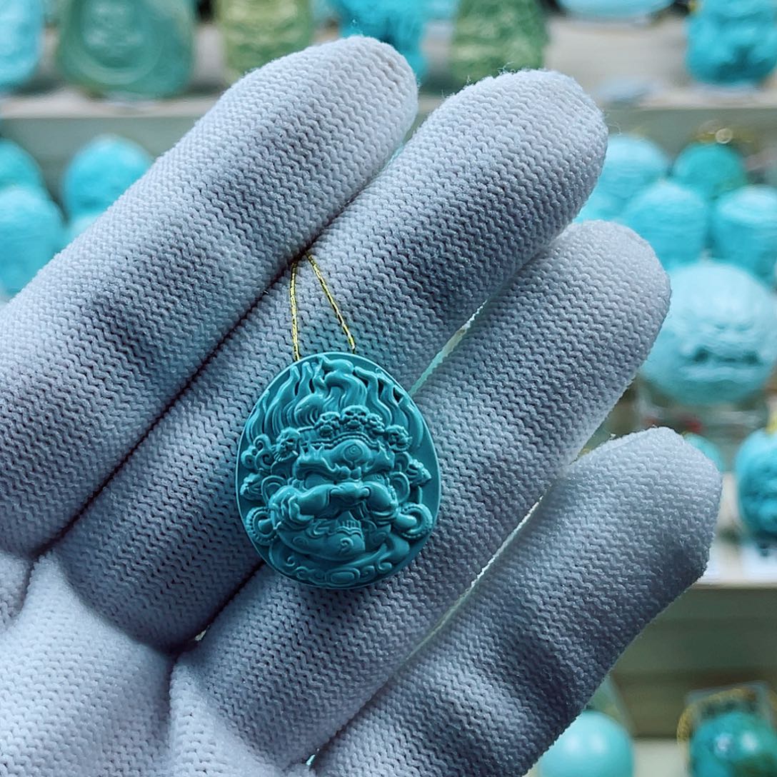 未镶嵌绿松石珠宝奇石