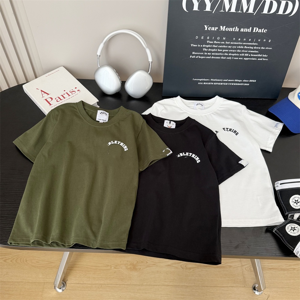 *X008【斜条猴】时尚休闲百搭儿童短袖