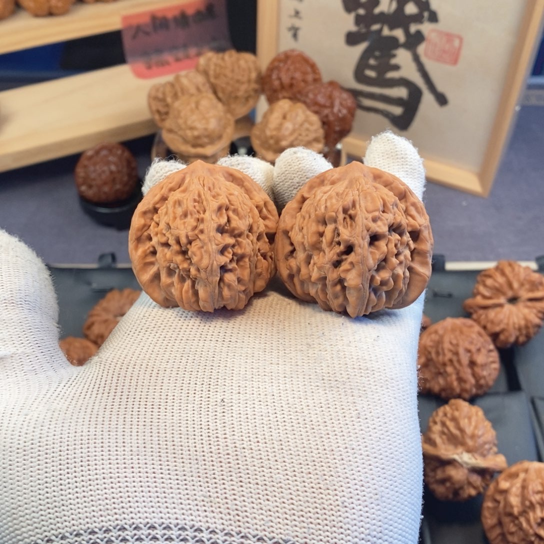 把件文玩核桃44尺挂月峰四座楼s441