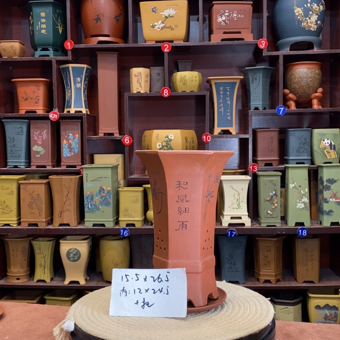 紫砂花盆紫砂艺术