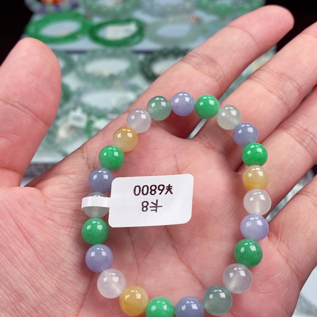 未镶嵌手链翡翠卡8