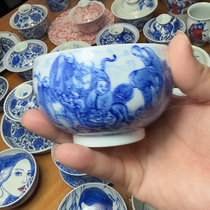 手绘十八罗汉福利款