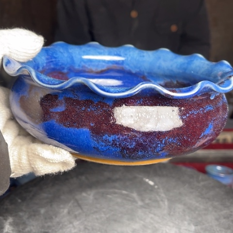 牛家钧窑牛自恒老师钧瓷笔洗