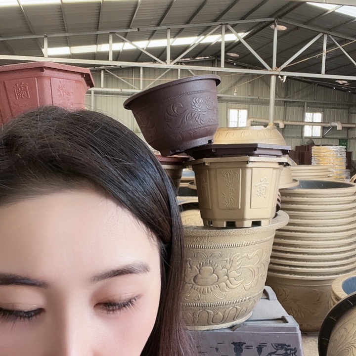 八角40口径花盆五个