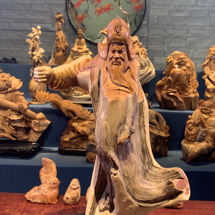 柏木（崖柏）根雕摆件
