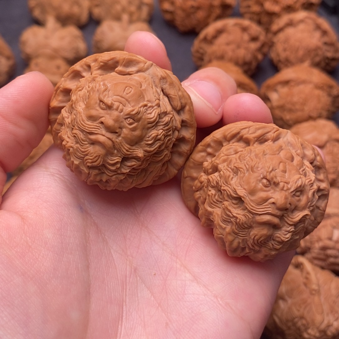 文玩核桃吊坠福***乐金蟾