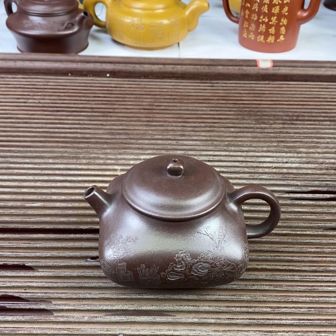紫砂茶壶白2 乾坤