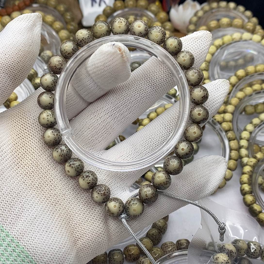 手串星月菩提糯冰手持圆珠a5