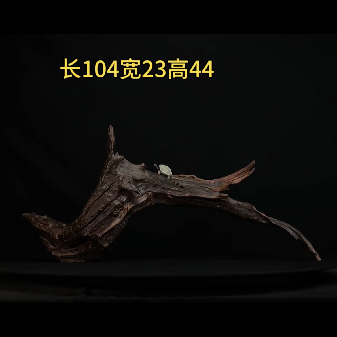 张大狼造景沉木长104cm拱桥飘枝 乌龟鱼缸造景 紫柚木秒沉