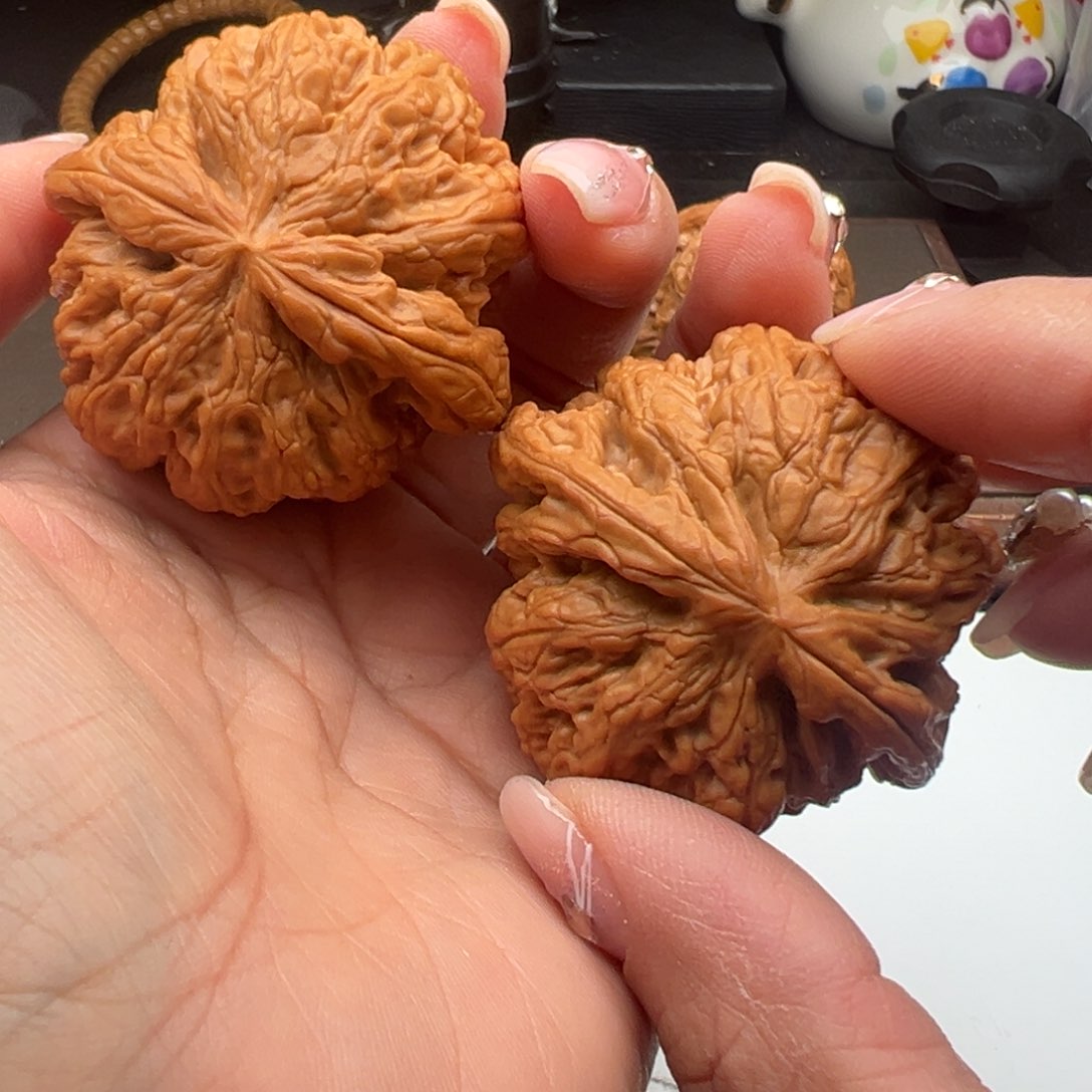 文玩核桃把件粗筋48