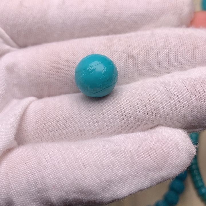 绿松石未镶嵌绿松石鱼珠12