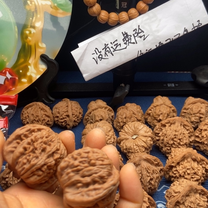 平***生文玩核桃吊坠全品无修大官帽子