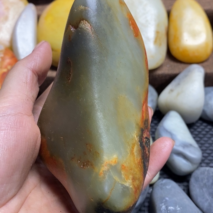 和田玉未镶嵌挂件阿*