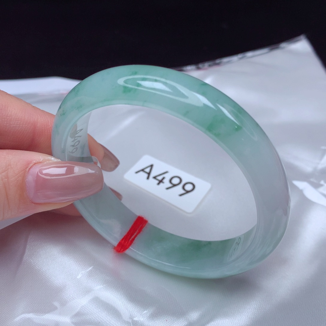 翡翠手镯未镶嵌手镯55贵妃