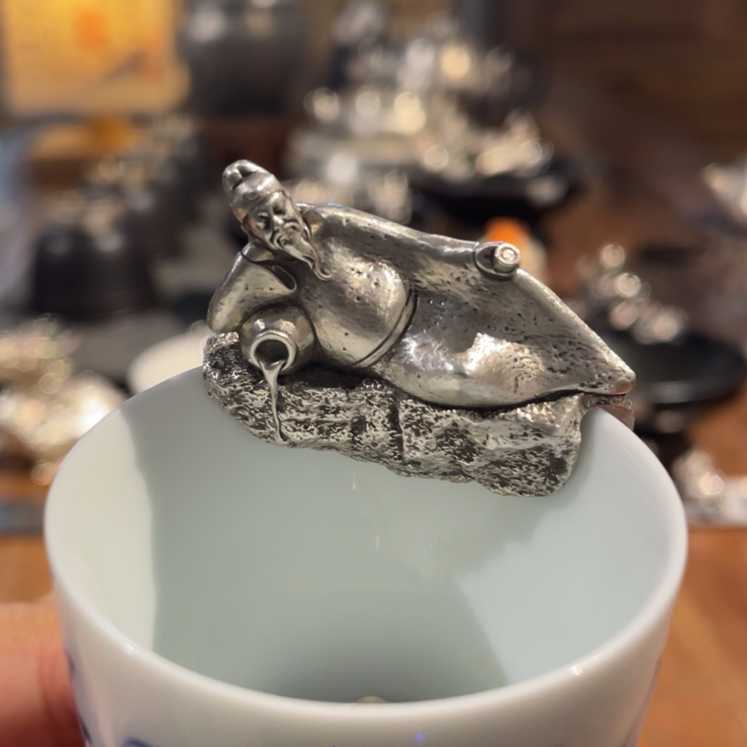 顺丰快递包邮茶空间 李白杯挂