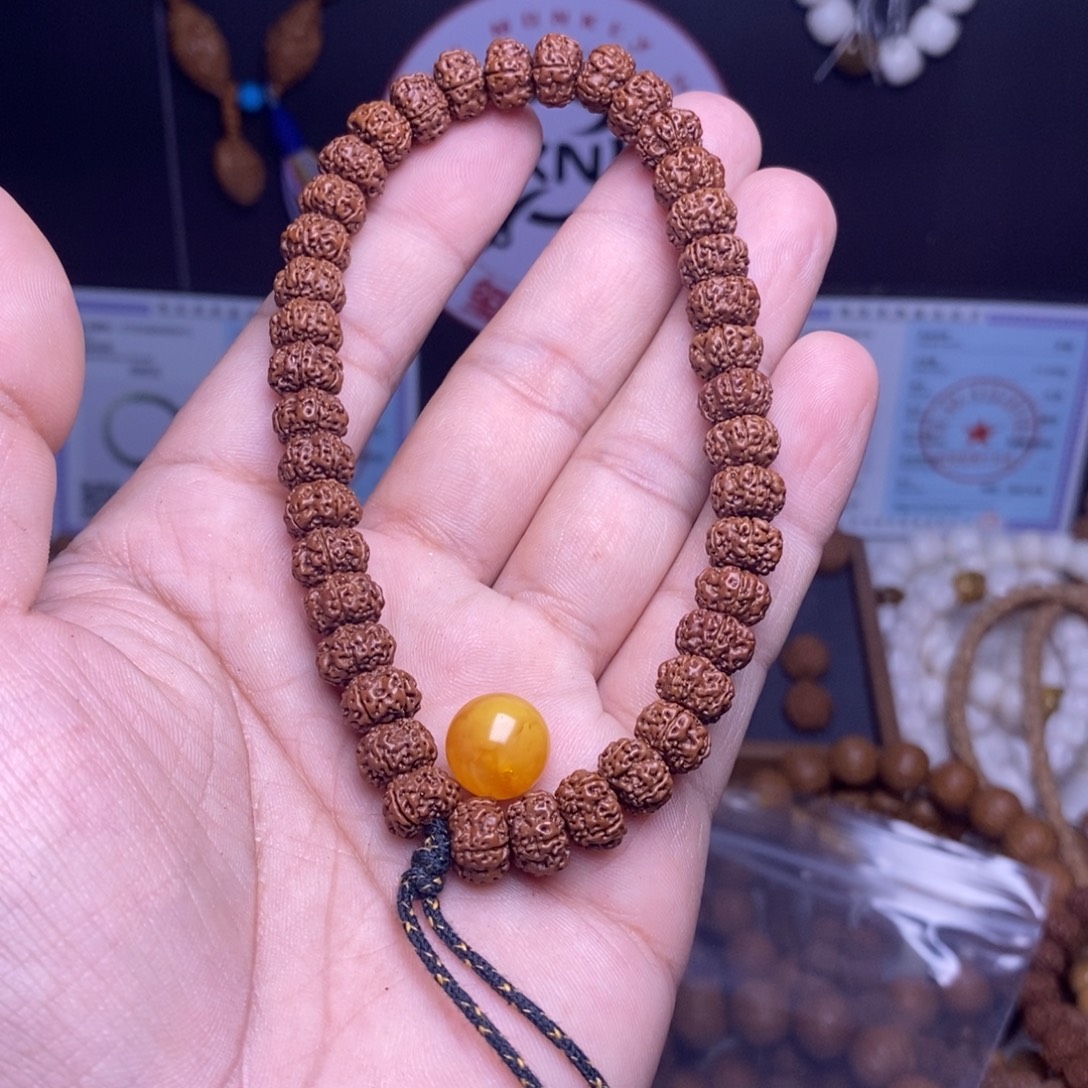 ꧁***꧂猴头核桃手串金刚