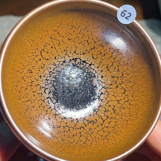 茶盏龙窑柴烧鹧鸪钵钵器型8.6口径