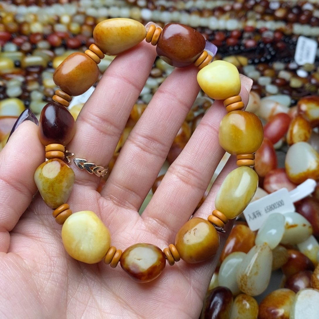 和田玉手链未镶嵌