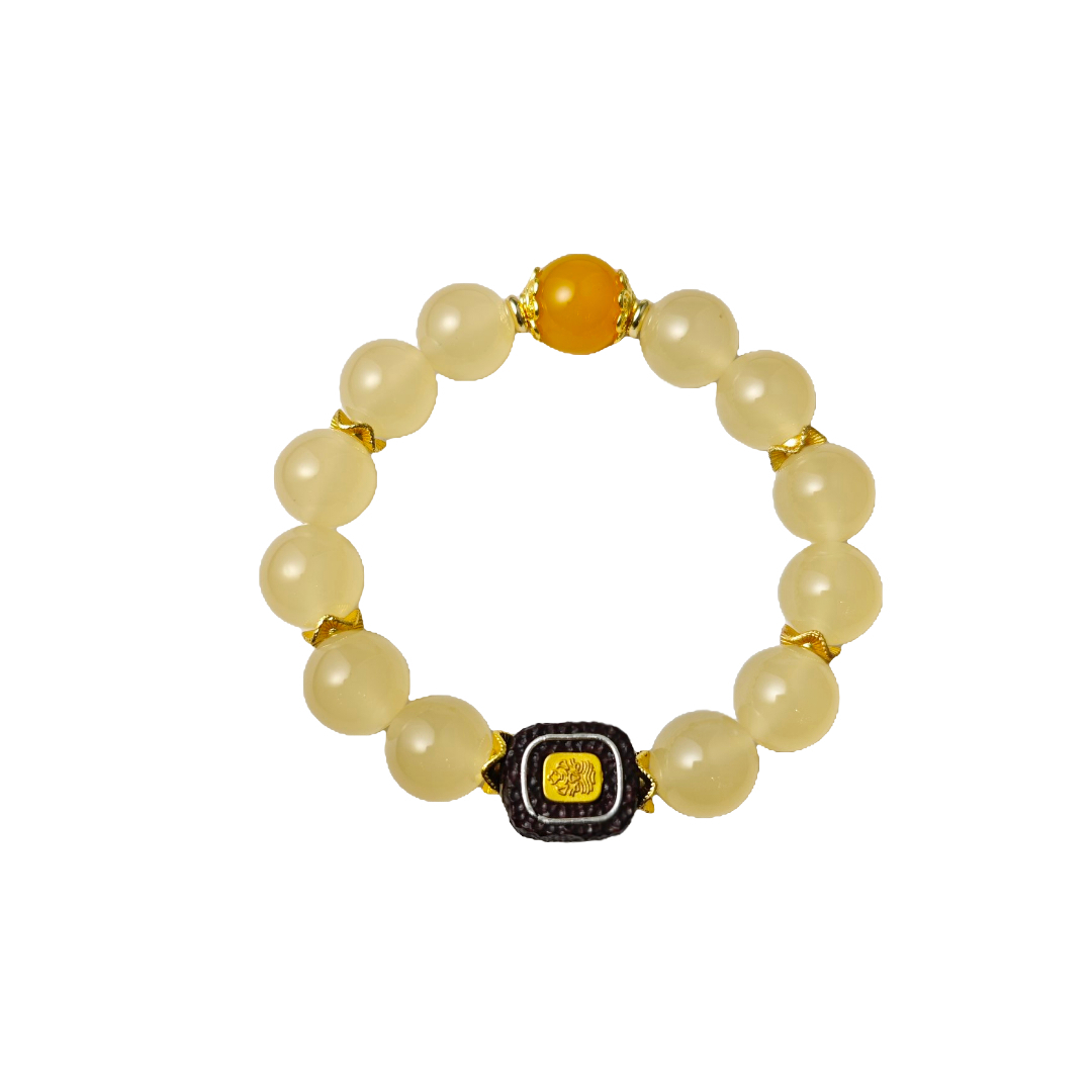 精美血L石手串A43-47赠礼盒（多样性发货）