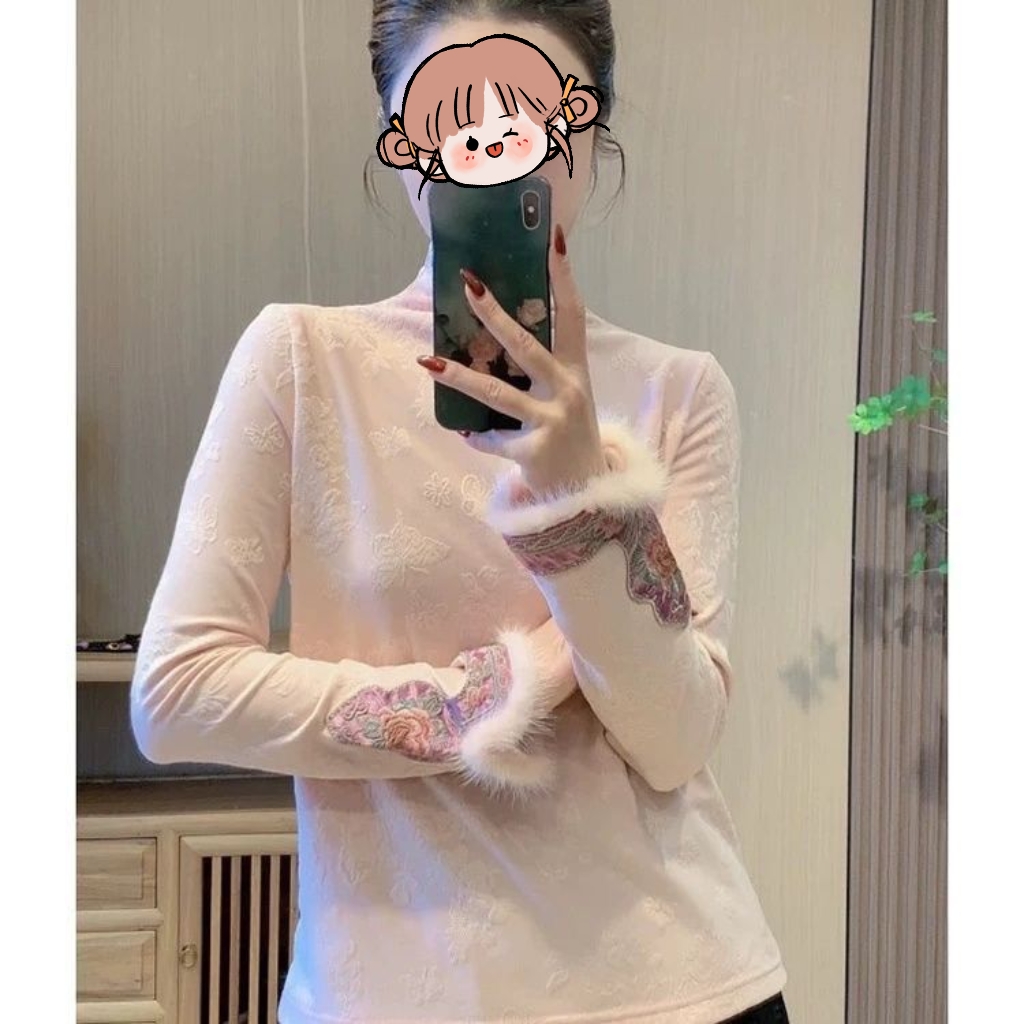 新中式国风女生打底衫