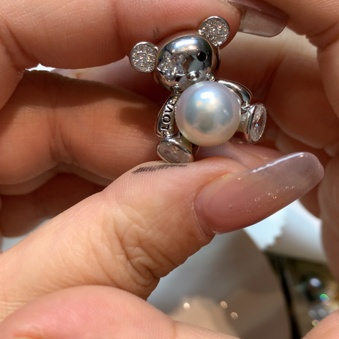 海水珍珠颈饰银S925镶嵌