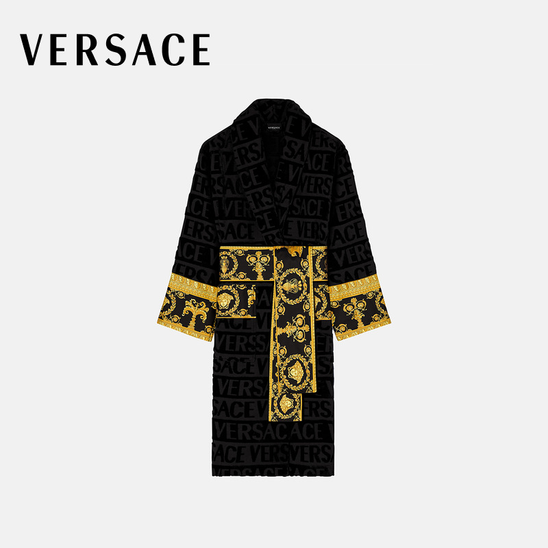 【奢礼定制】VERSACE/范思哲 男士 I ♡ Baroque浴袍