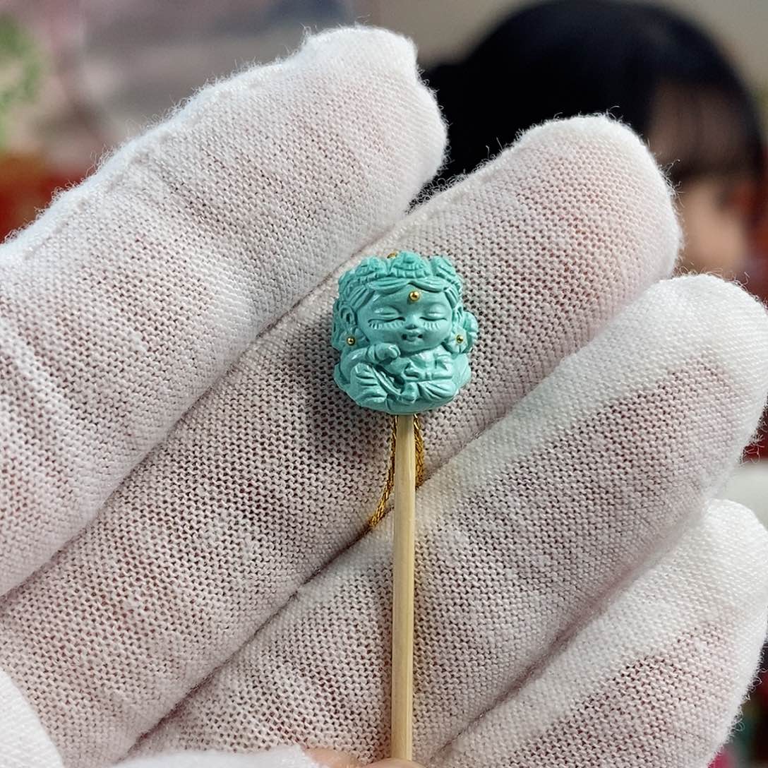 绿松石珠宝奇石未镶嵌