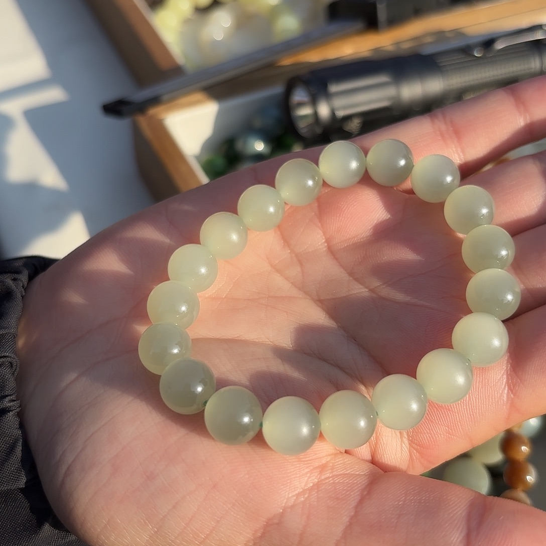 和田玉未镶嵌手链