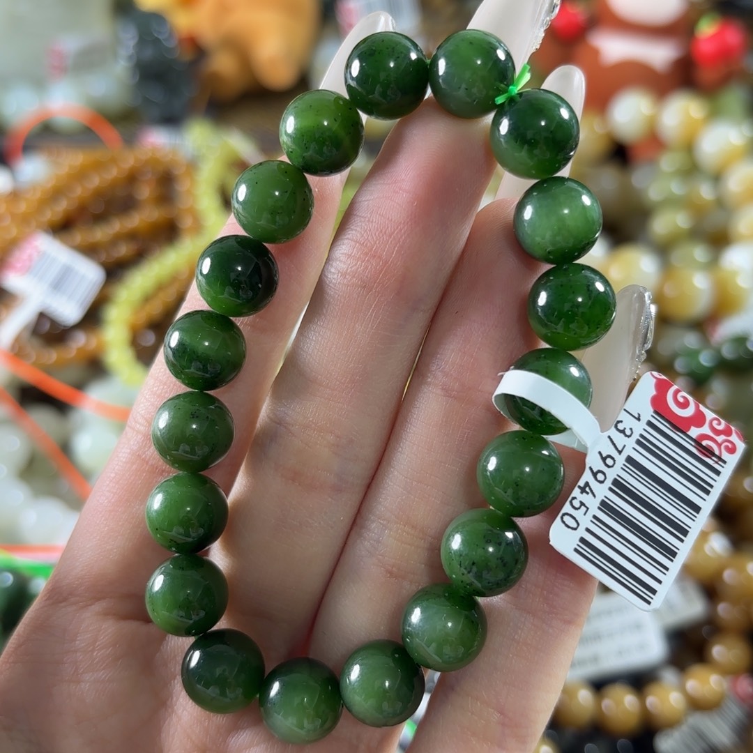 和田玉未镶嵌手链162