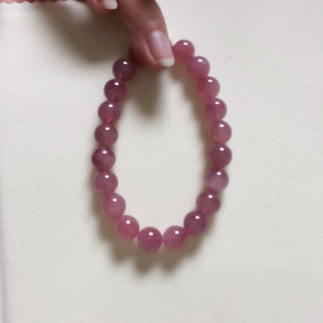 水晶手串未镶嵌简单