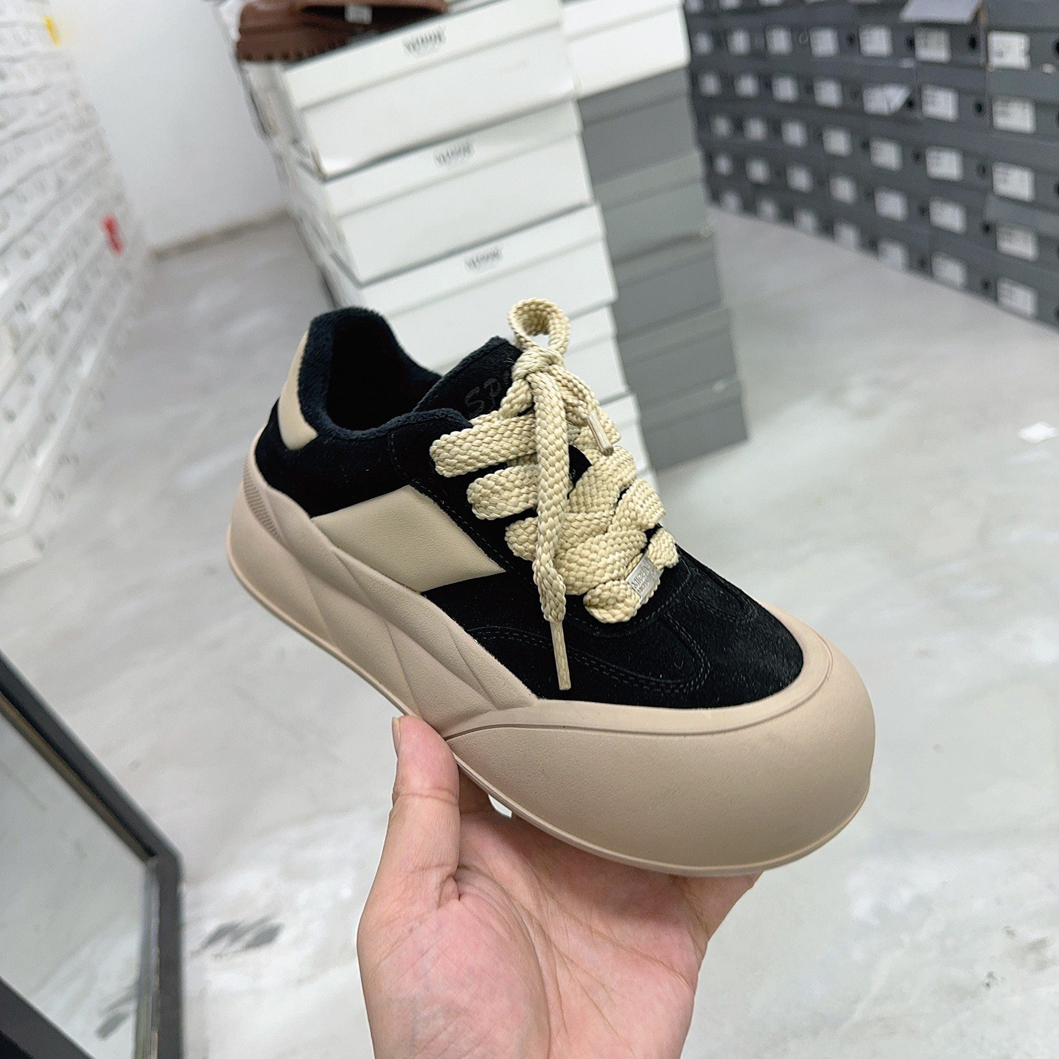 28-8088加绒厚底面包鞋