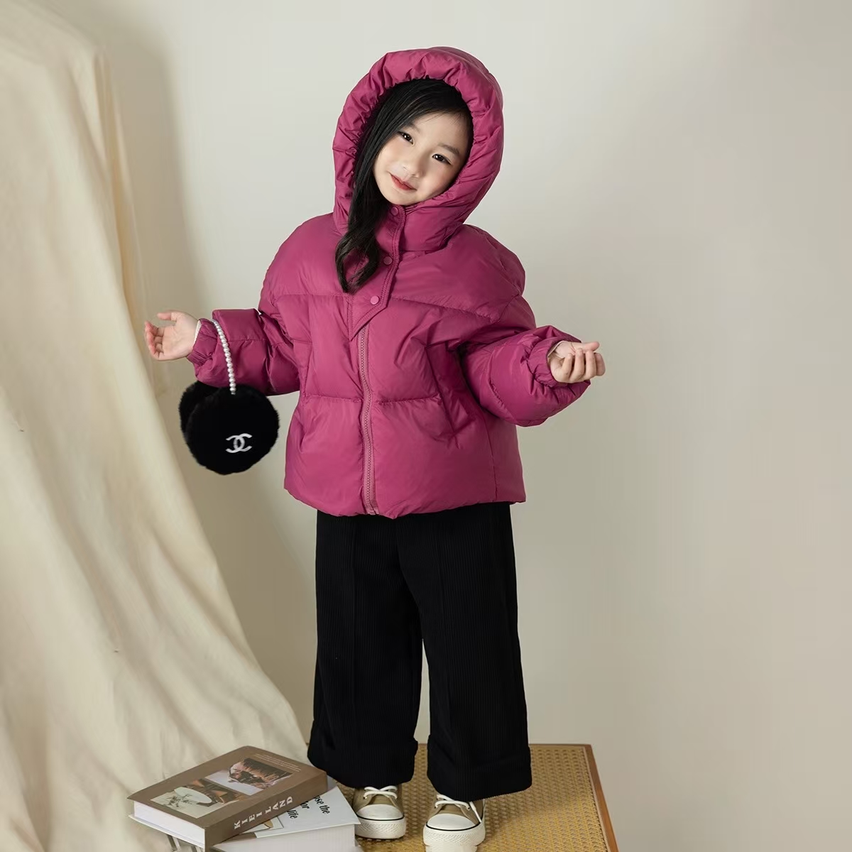 【冬季新】2025儿童羽绒服女款加厚中大童保暖外套男童女童冬季短款