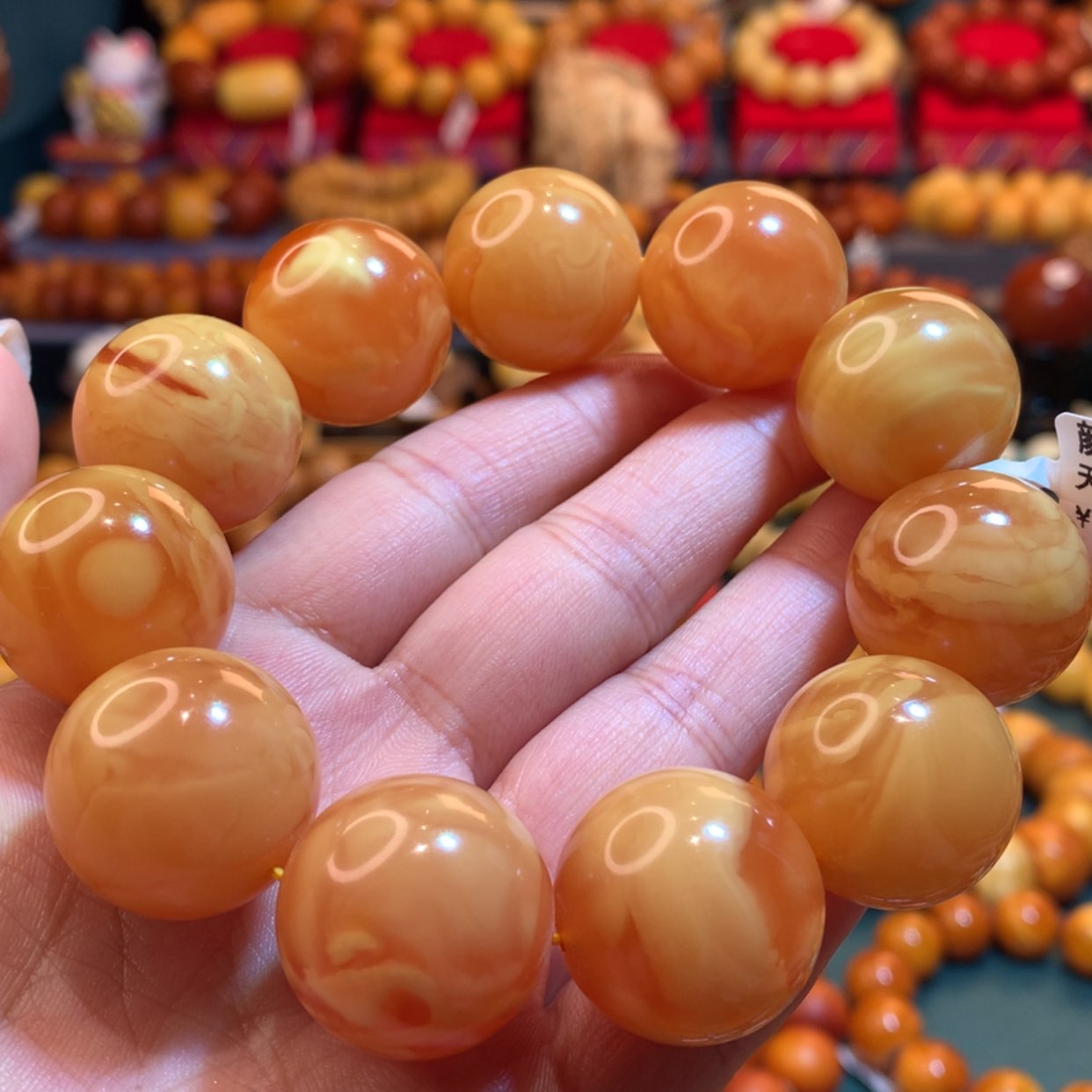 【闪购商品】蜜蜡手串未镶嵌蜜蜡手串