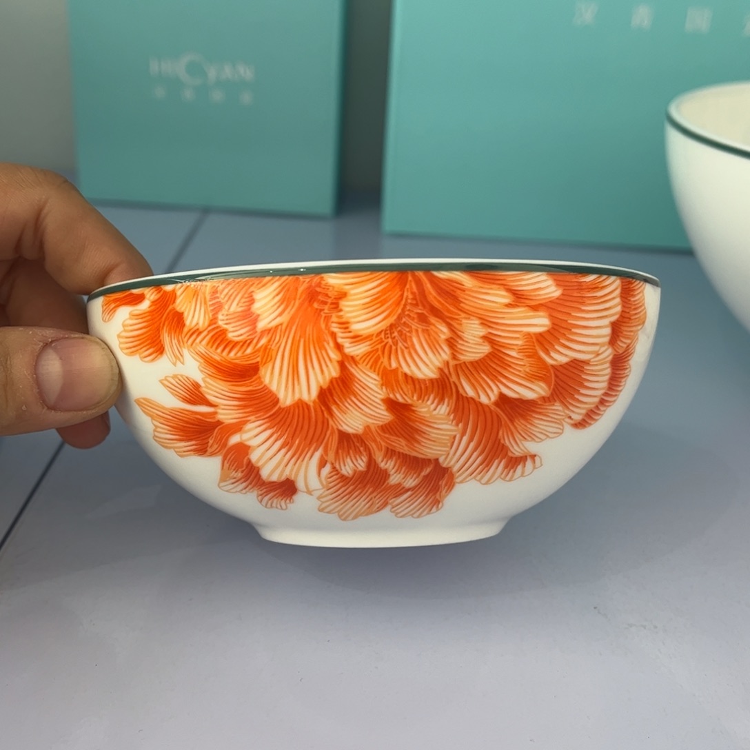 瓷片拍三发四拍四发六花好月圆