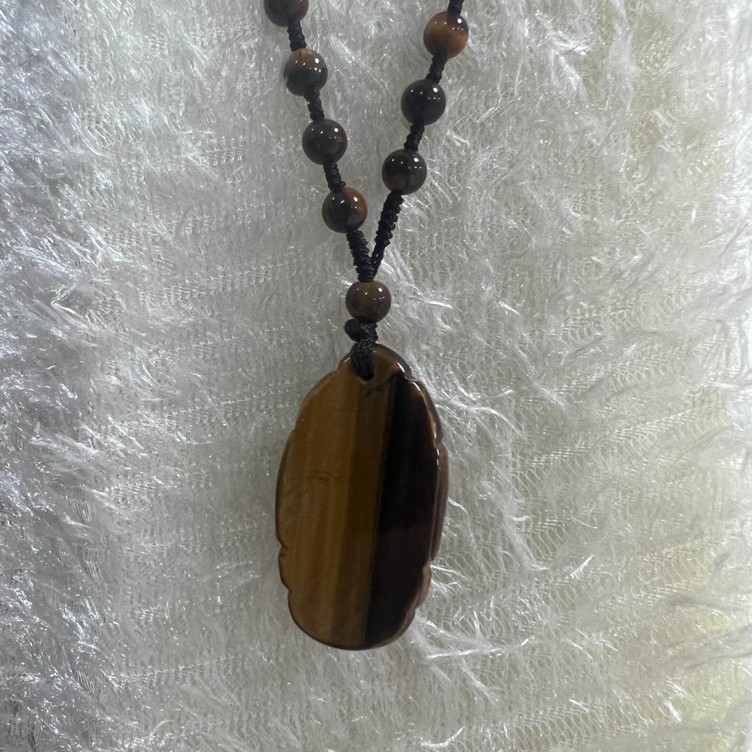 非金属玻璃吊坠 渐变石观音吊坠项链