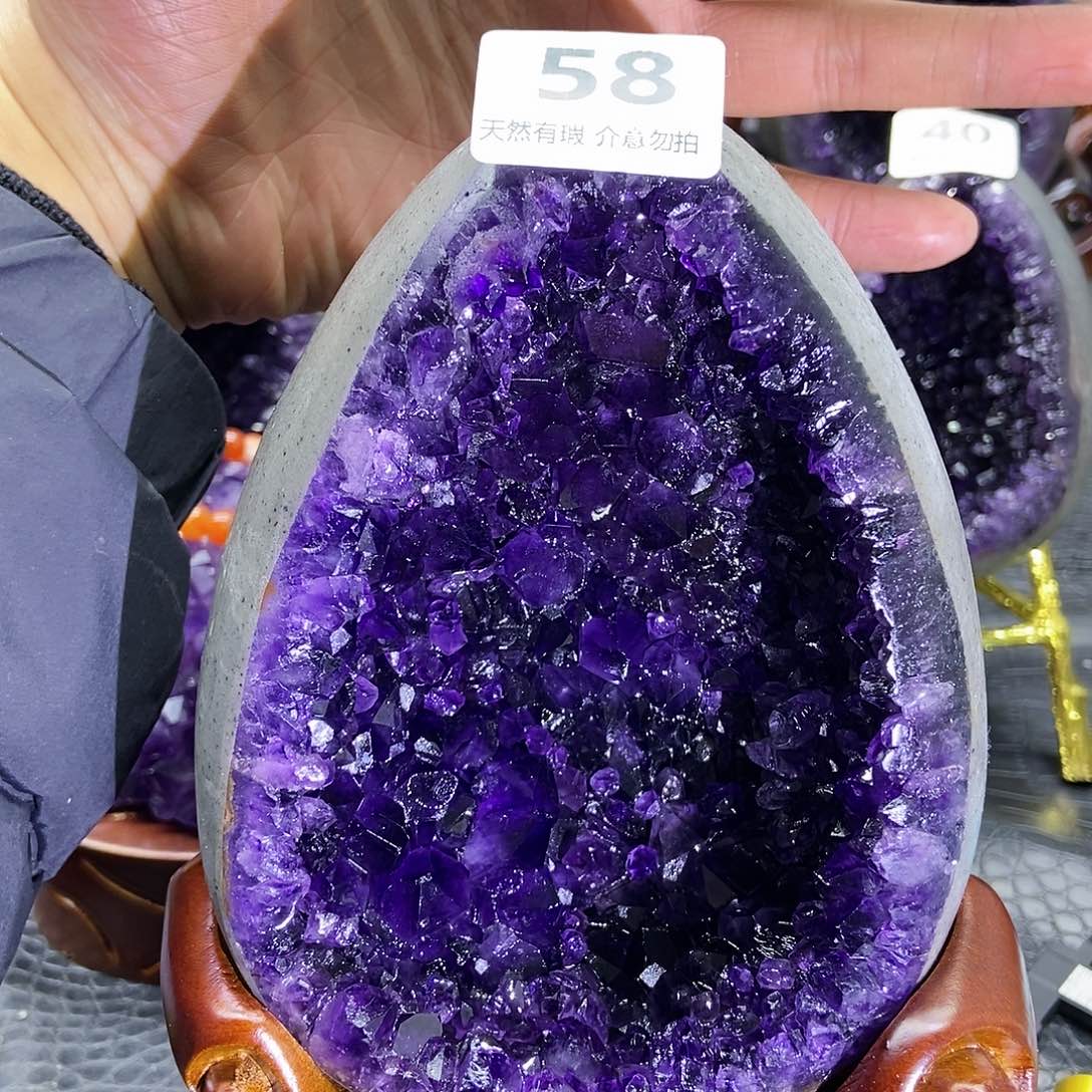 【闪购商品】紫晶大型摆件（非配饰）未镶嵌長*