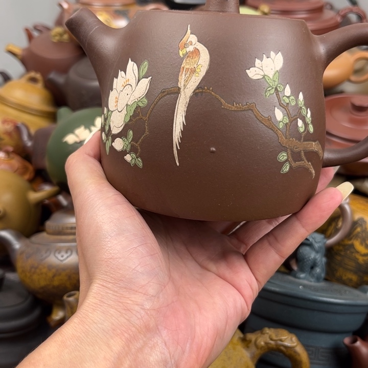 紫砂茶壶紫砂壶为微瑕