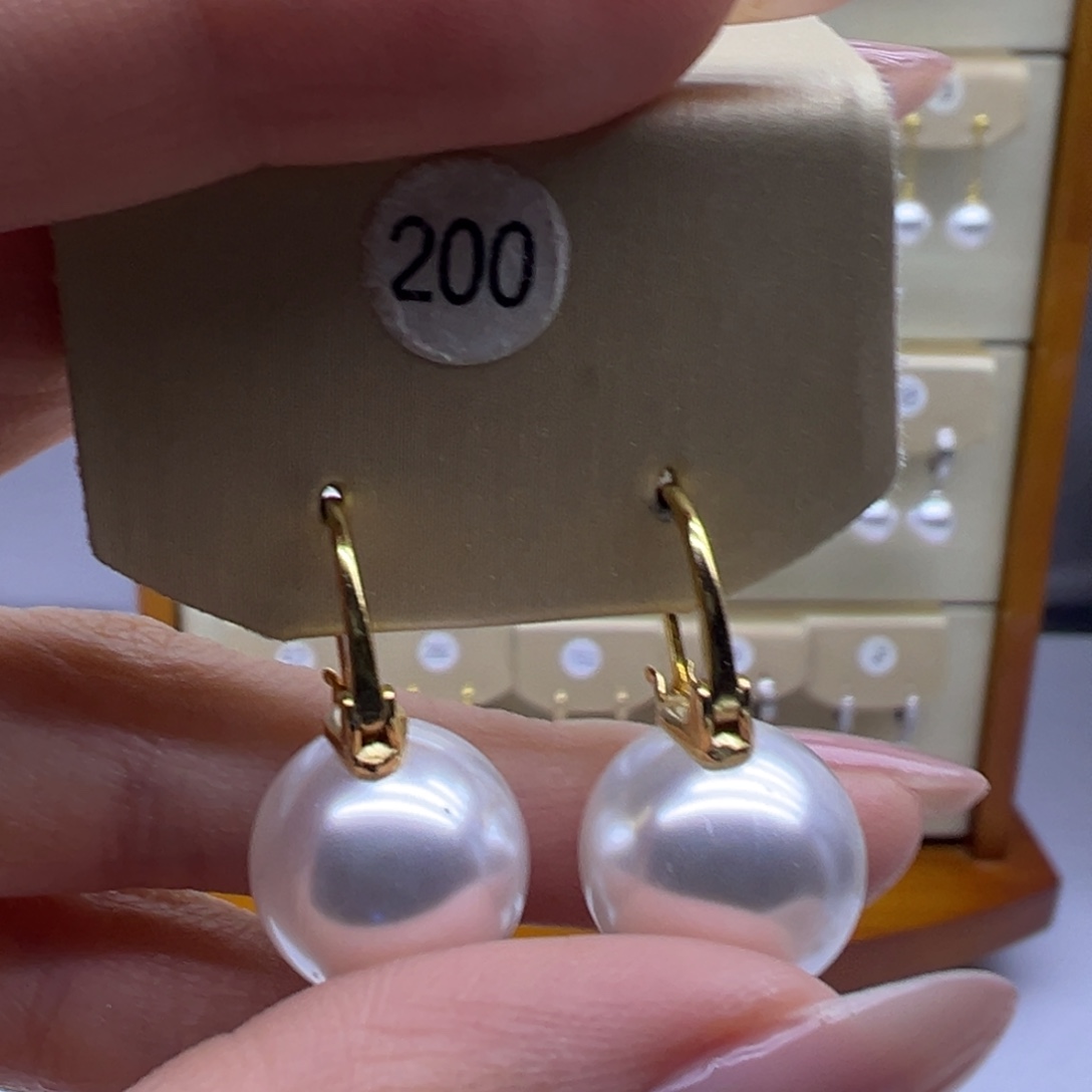 耳饰淡水珍珠银S925镶嵌