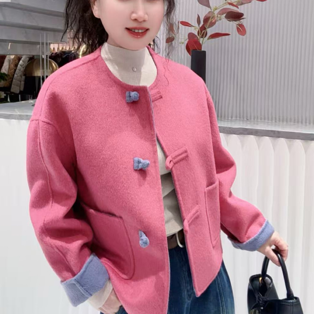 《仙姐精选》时尚羊毛外套短呢子