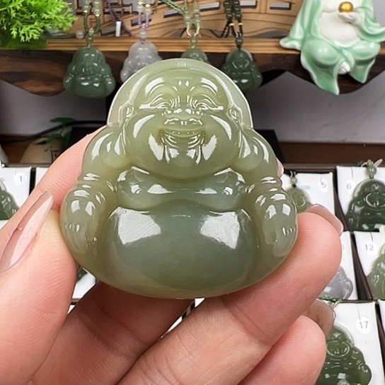 和田玉吊坠(赠链)未镶嵌