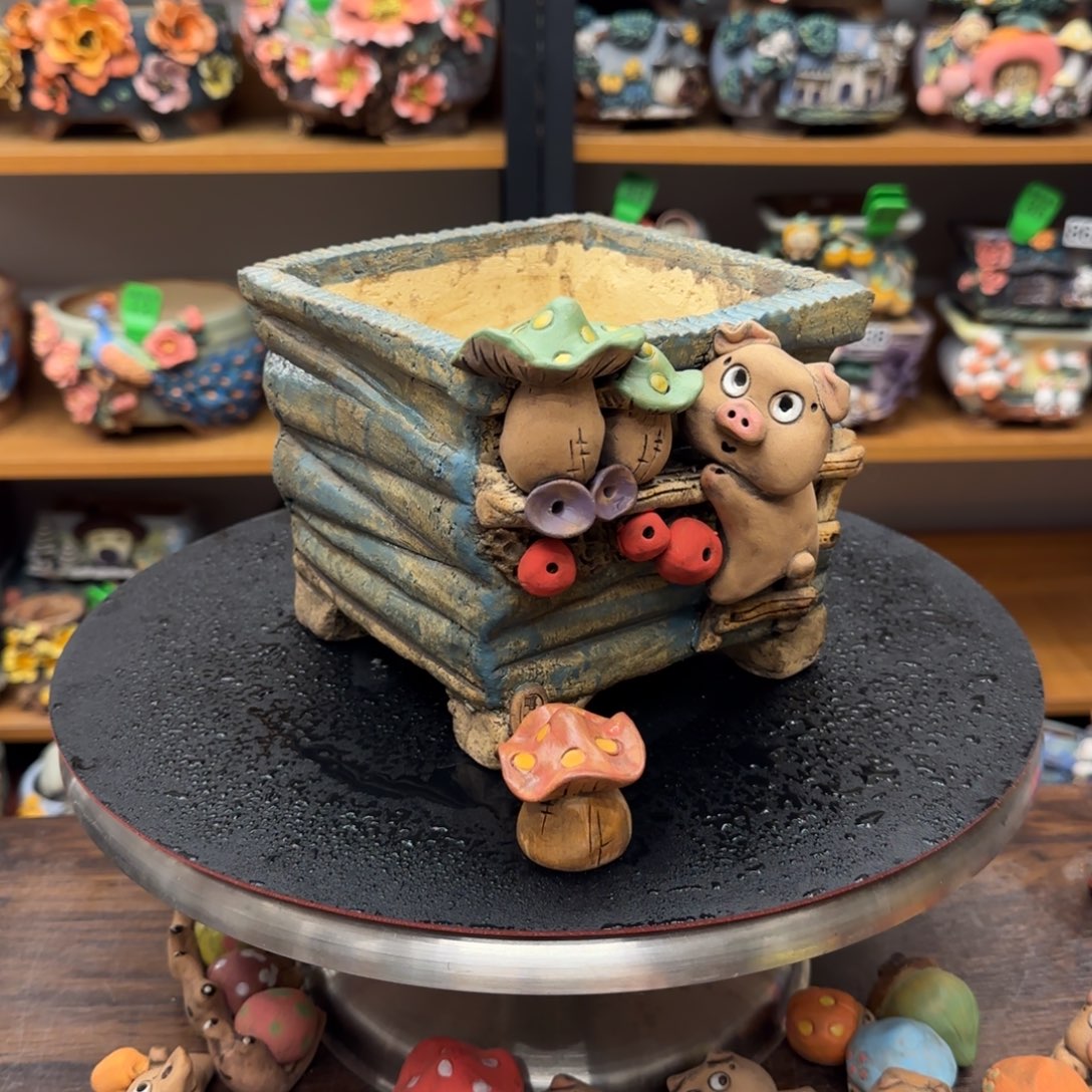 【闪购商品】粗陶手捏