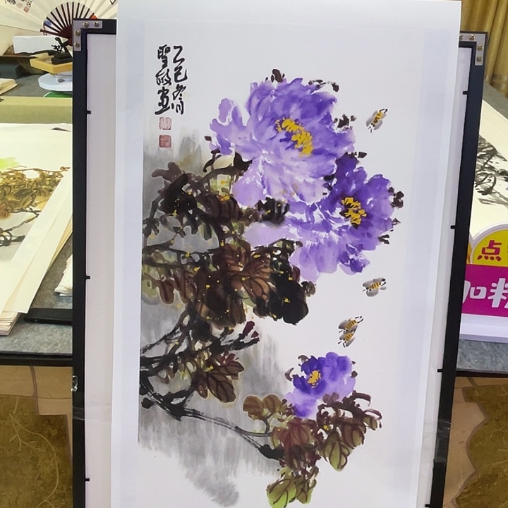 国画张圣敏先生纯手绘作品