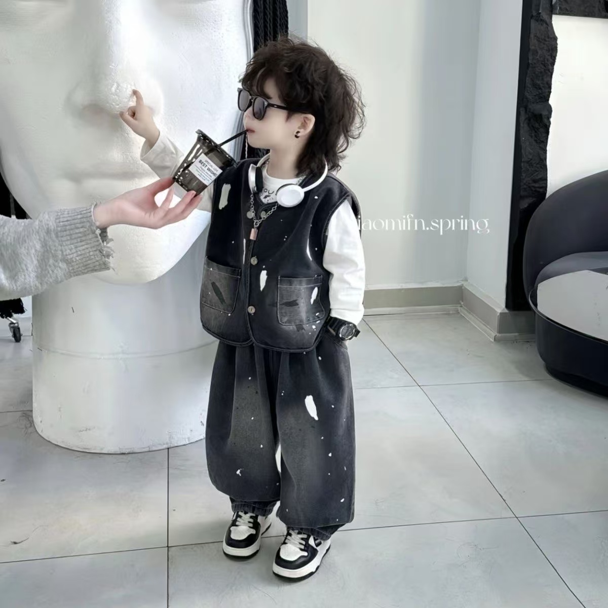 【甜鑫童装】直播间过款专用链接【温变棉裤】